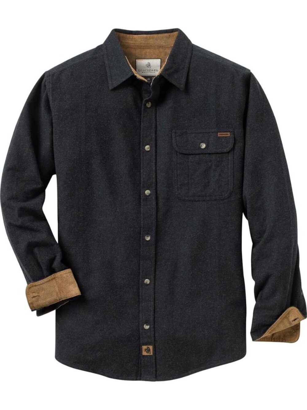 Legendary Whitetails Mens Flannel Long Sleeve Button Down 100% Cotton Shirt